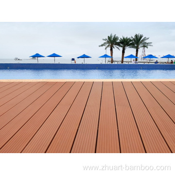 nature beauty of bamboo outdoor light flooring-DH13720